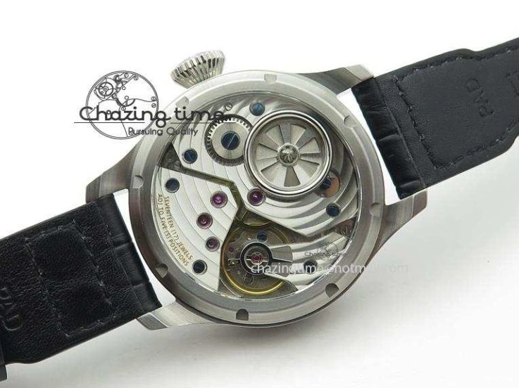 MIROTIME 0115 Big Pilot “Markus Buhler” IW5003 Turbine V6F Best Edition Silver Dial On Leather Strap A Reliable 7315